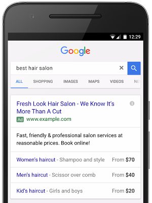 Google Launches Pricing Extensions for Adwords